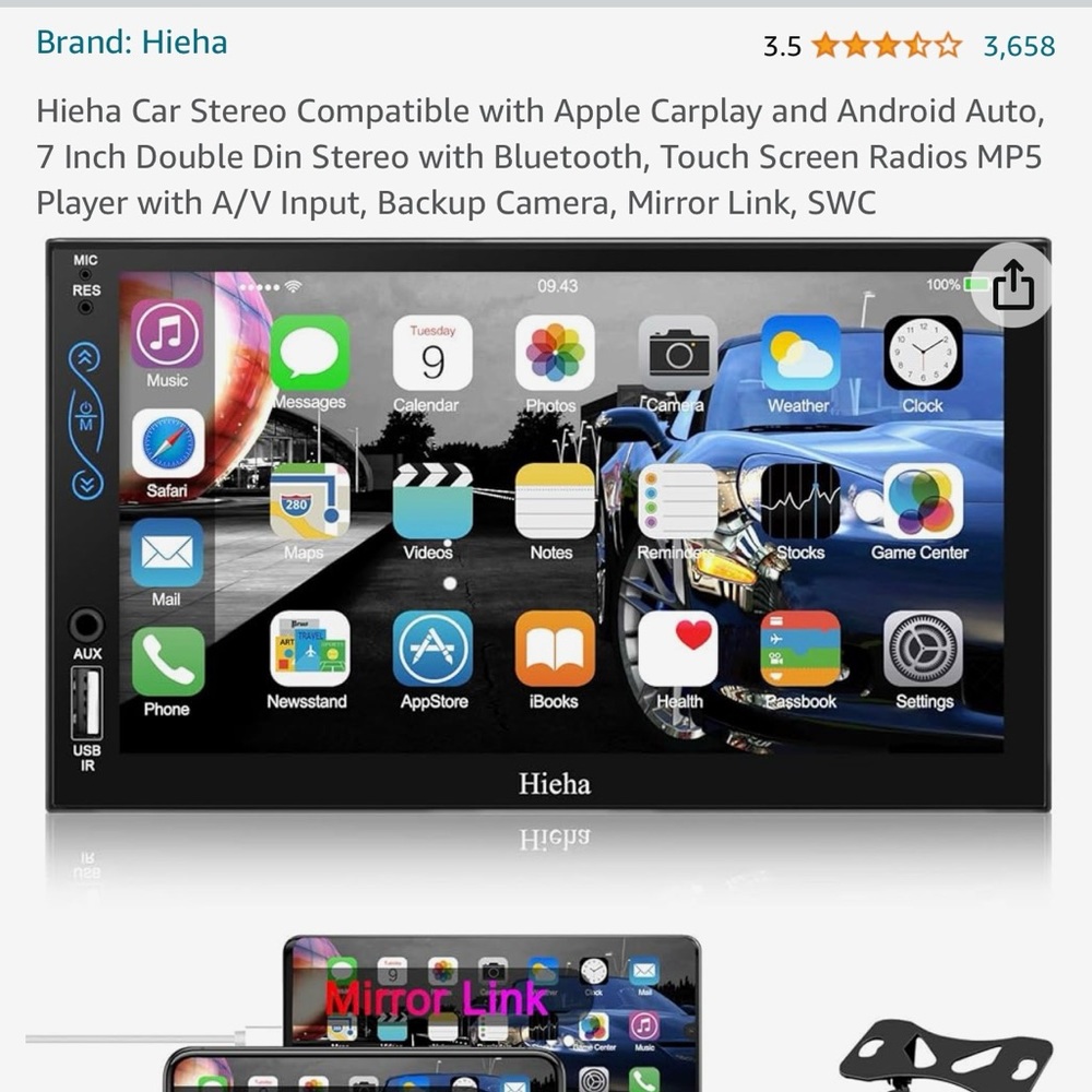 Apple Play Car Stereo